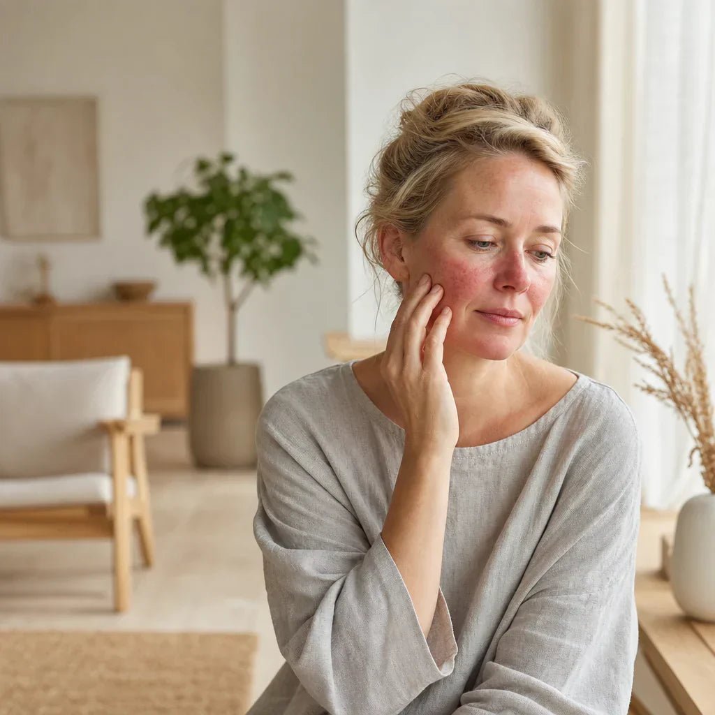 Rosacea i overgangsalderen — og den rutine der faktisk gør en forskel - NIMO SKIN