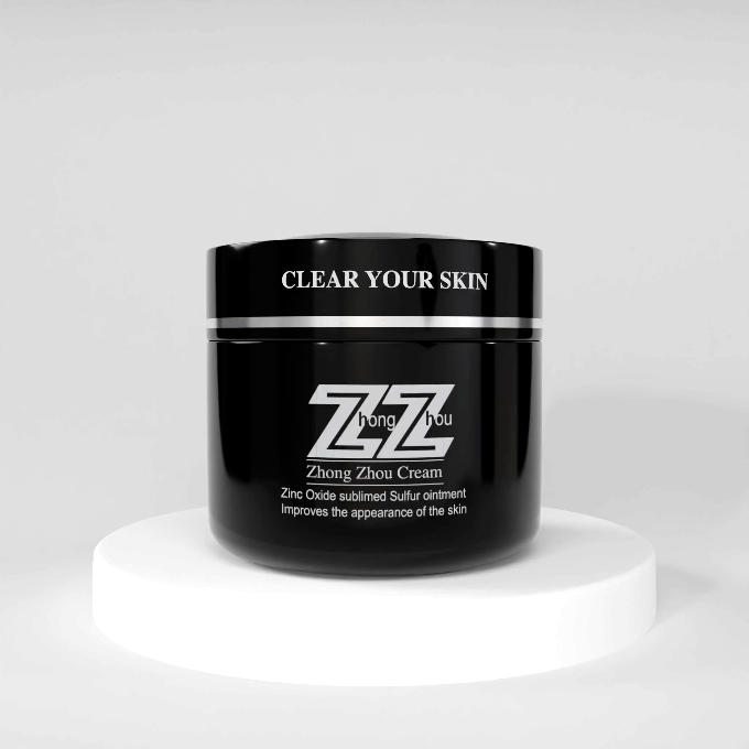 Roterende GIF af ZZ-Cremen fra NIMO SKIN. Bruges mod rosacea, akne, perioral dermatitis og generelt rødme